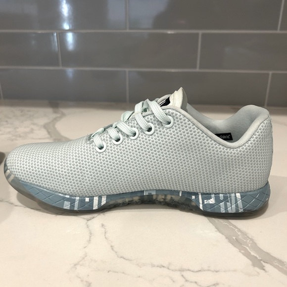 NOBULL SuperFabric Crossfit Trainer Shoes Sneakers Light Blue Women's US 7 - Picture 4 of 9